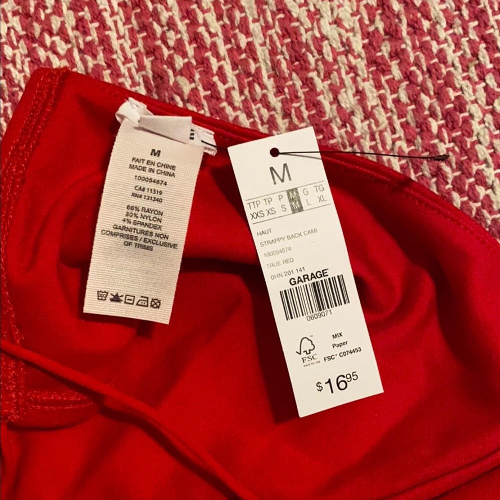 Red crop top - Picture 3 of 3